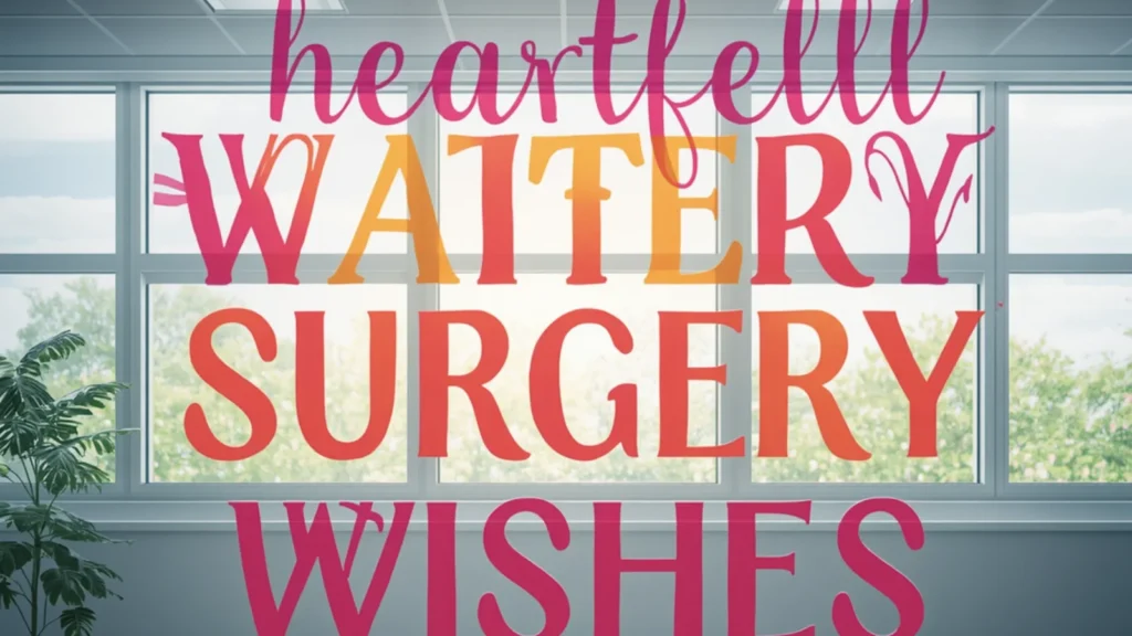 Heartfelt Surgery Wishes