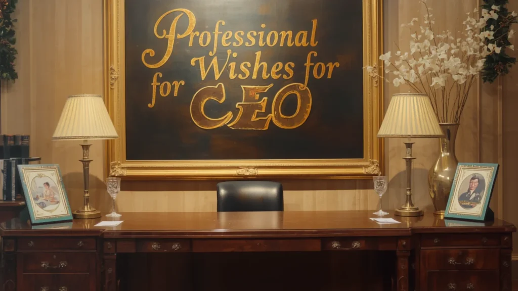 Professional Birthday Wishes for CEO