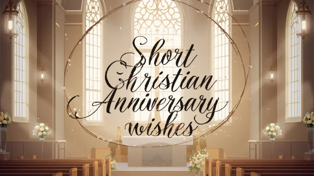 Short Christian Anniversary Wishes