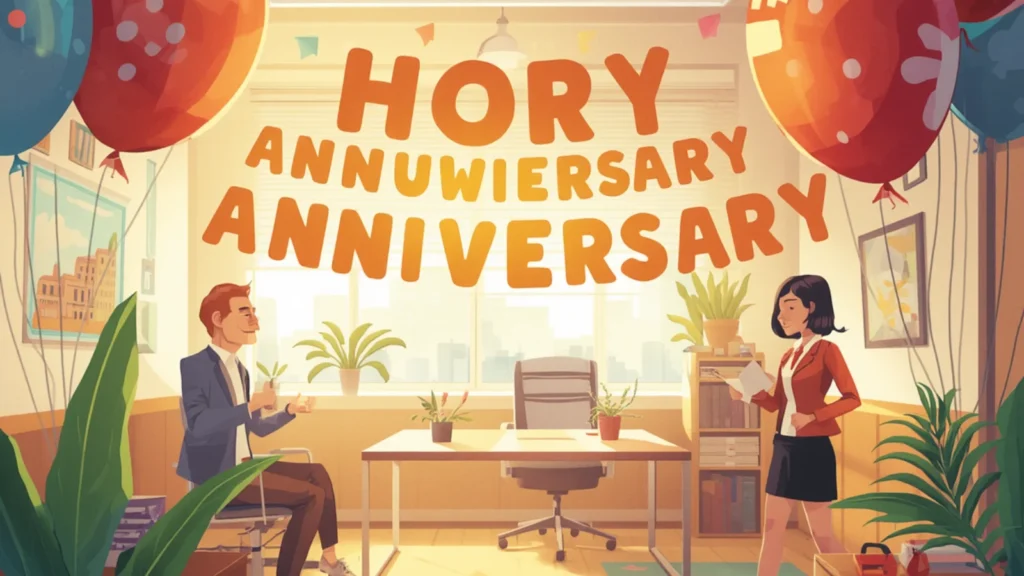 Work Anniversary Wishes For Coworker