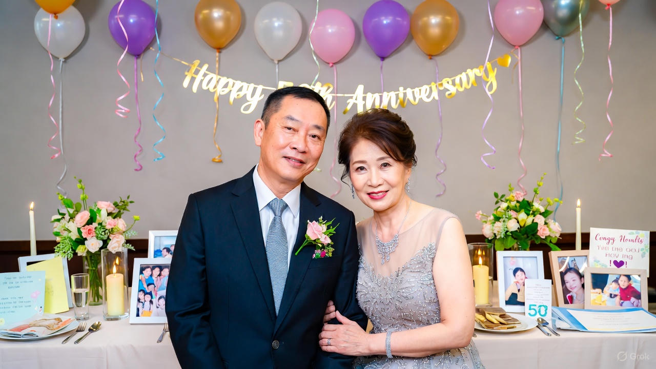 Bible, rings, and candle on a table suggesting faith-filled wedding anniversary blessings.