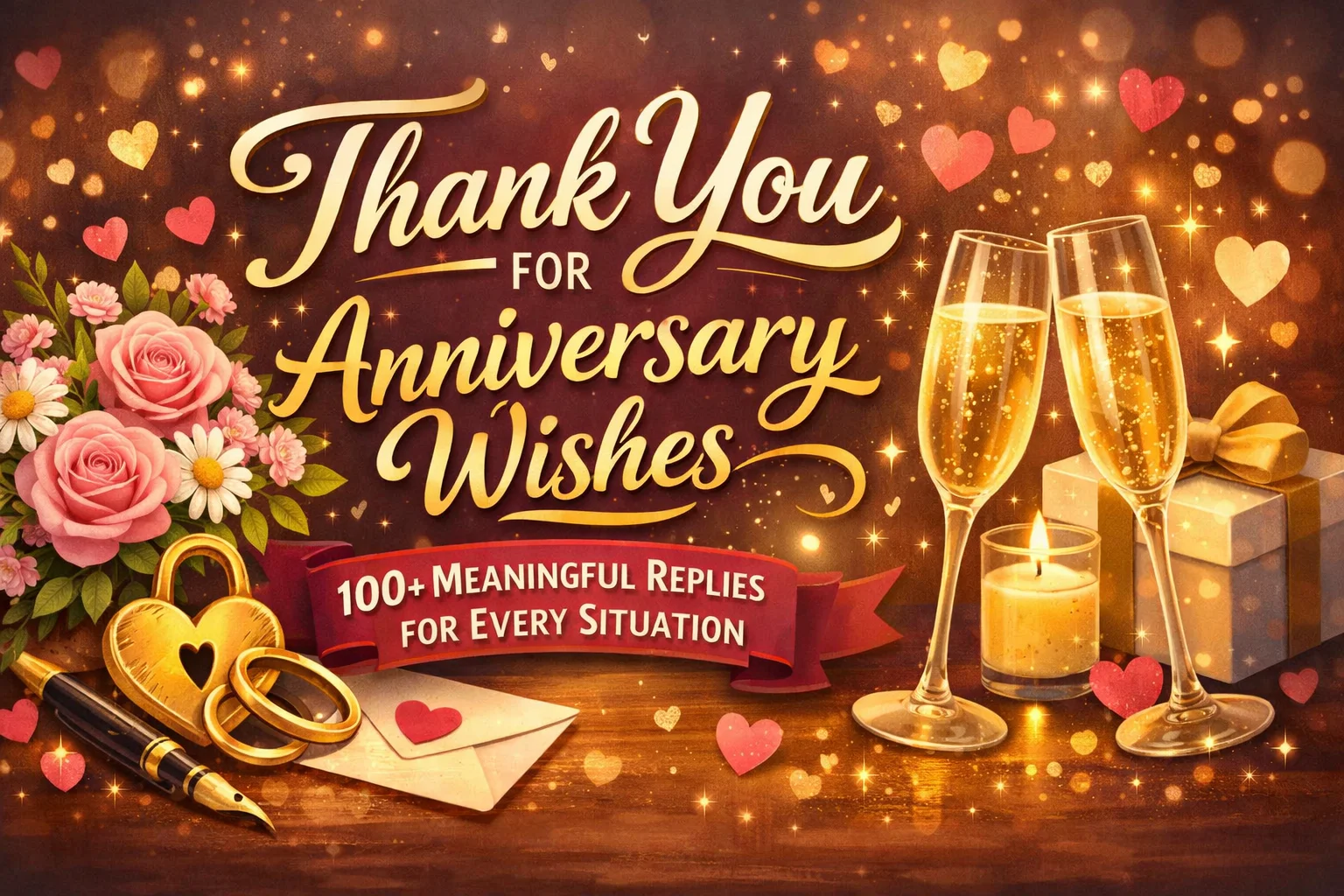 Thank You for Anniversary Wishes: 100+ Meaningful Replies for Every Situation
