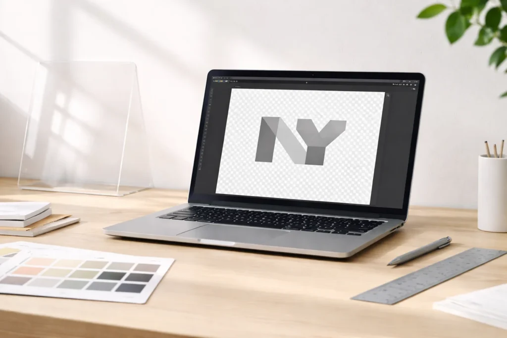 Transparent happy new year is about a clear background—ready to place anywhere.