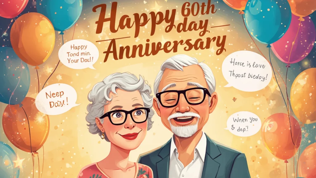 Funny 60th Anniversary Wishes (Kind, Brand-Safe)