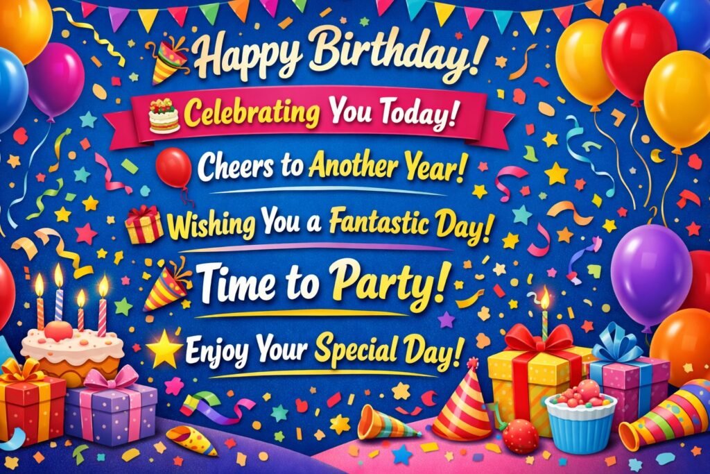 Celebrating You Today! 🎂