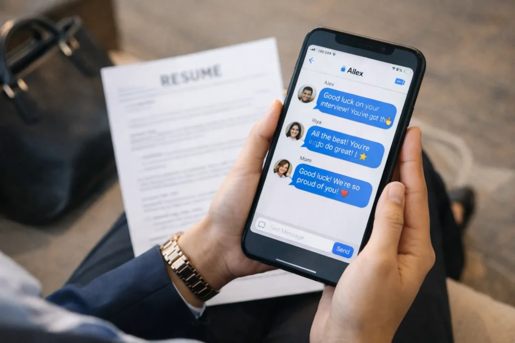 Good luck on your interview! You’ve got this.