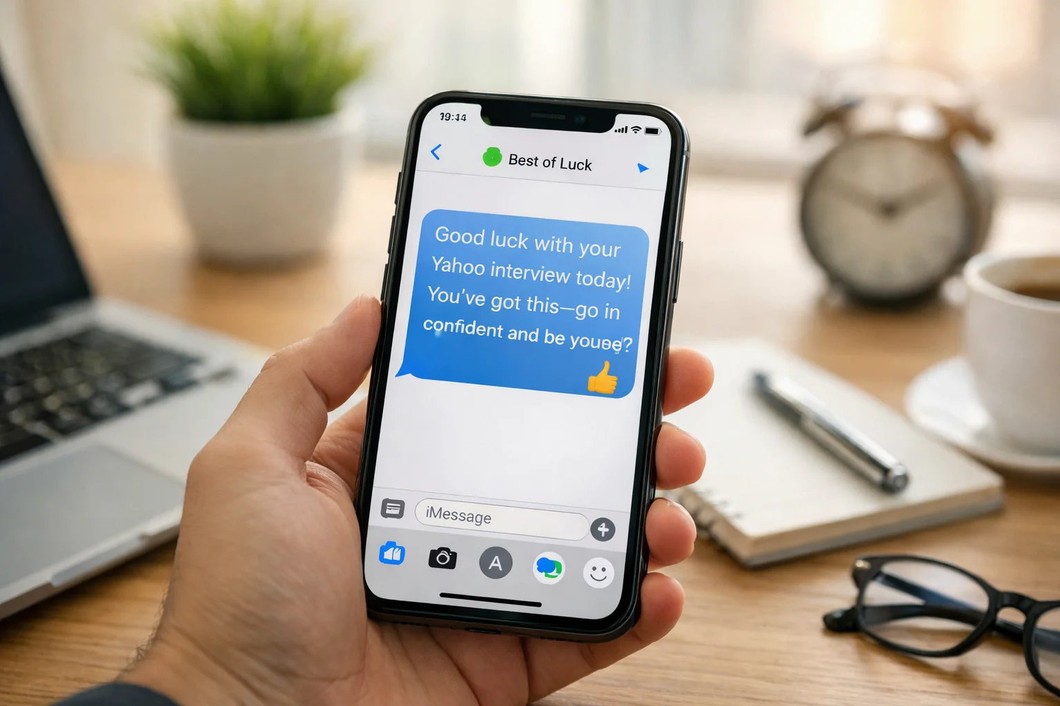 Sending positive vibes and short good luck messages for a Yahoo interview—simple, supportive, and easy to share.