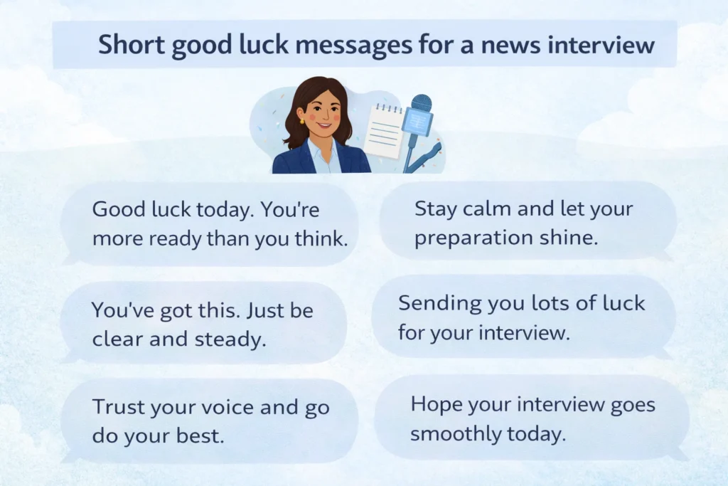 Good luck today. You’re more ready than you think.
