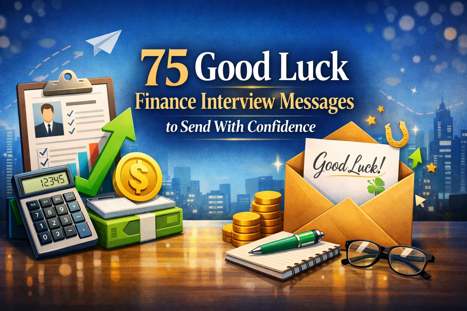 75 Good Luck Finance Interview Messages to Send With Confidence