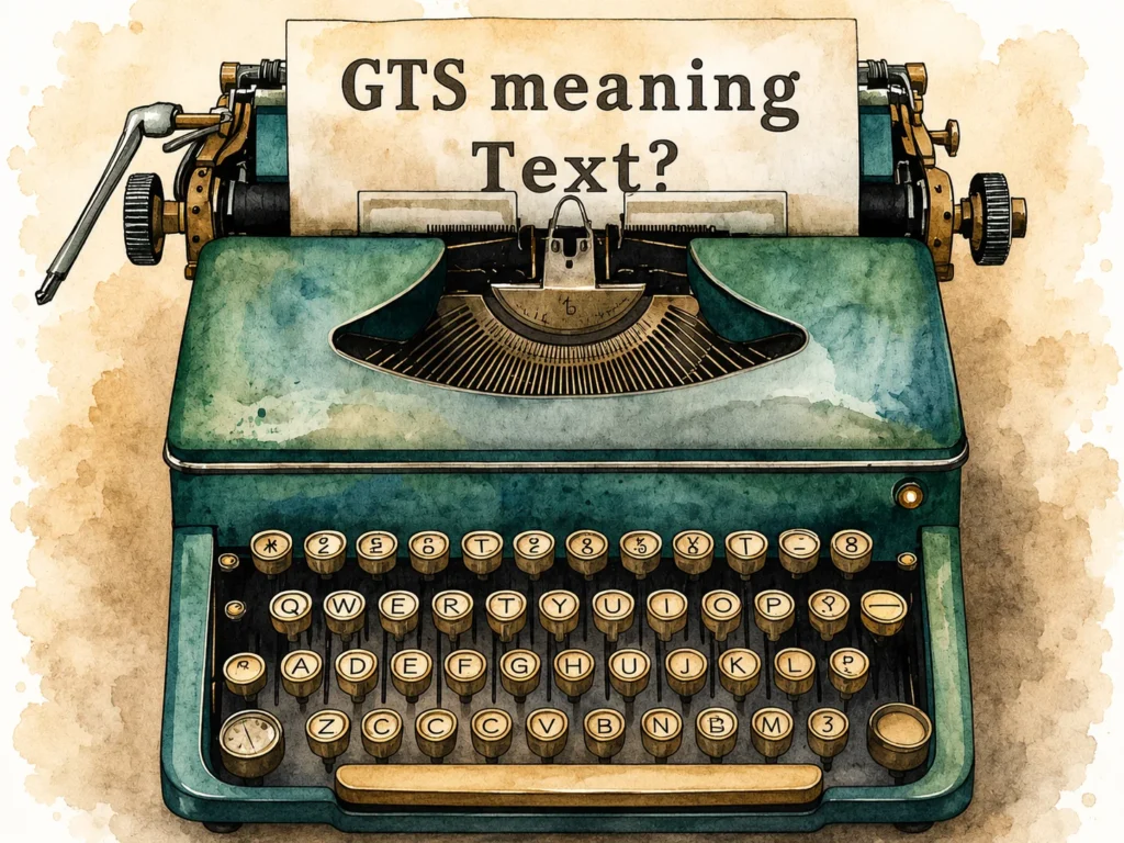 What Is the GTS Meaning in Text?