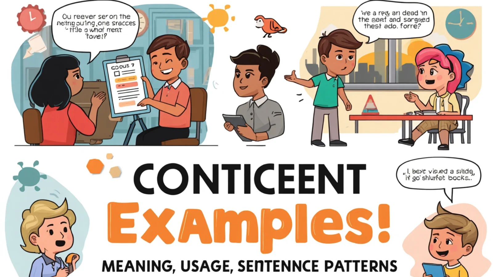 Contingent Examples: Meaning, Usage, and Sentence Patterns