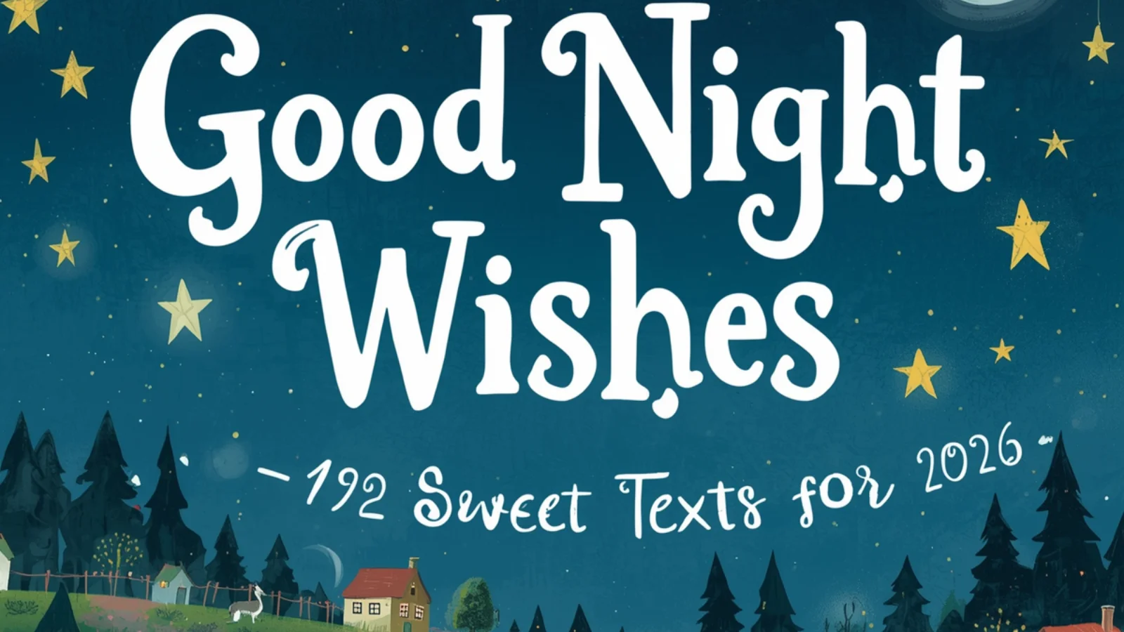 Good Night Wishes: 192 Sweet Texts for 2026