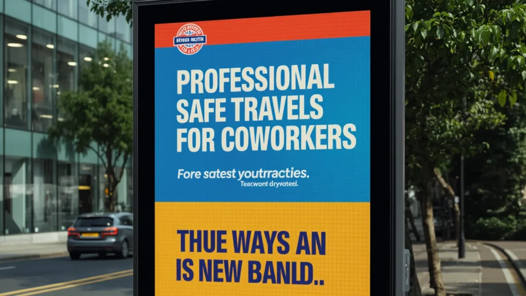 Professional Safe Travels Messages for Coworkers