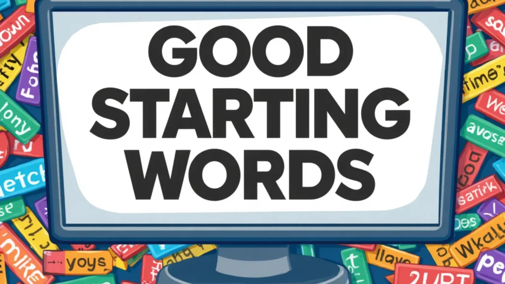 Good Starting Words for Wordle