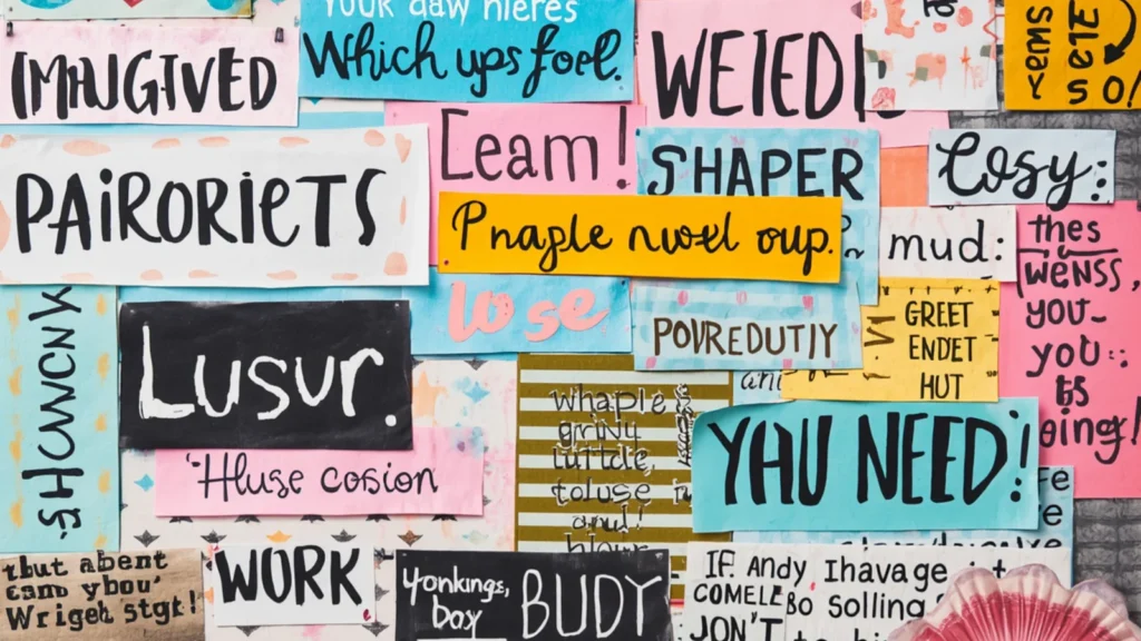 Words You Can Add to a Vision Board